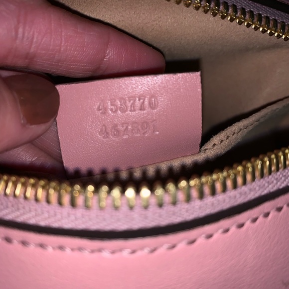 Pink Guccissima Small Signature Camera Bag - Picture 10 of 11